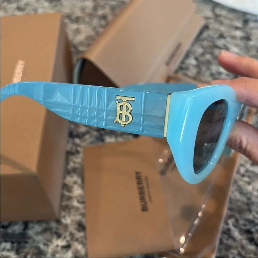 Burberry Blue Sunglasses with Case NWT